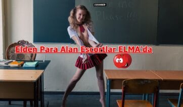 Dudakları Dolgusuz Olan Kırmızı Rujlu Escort